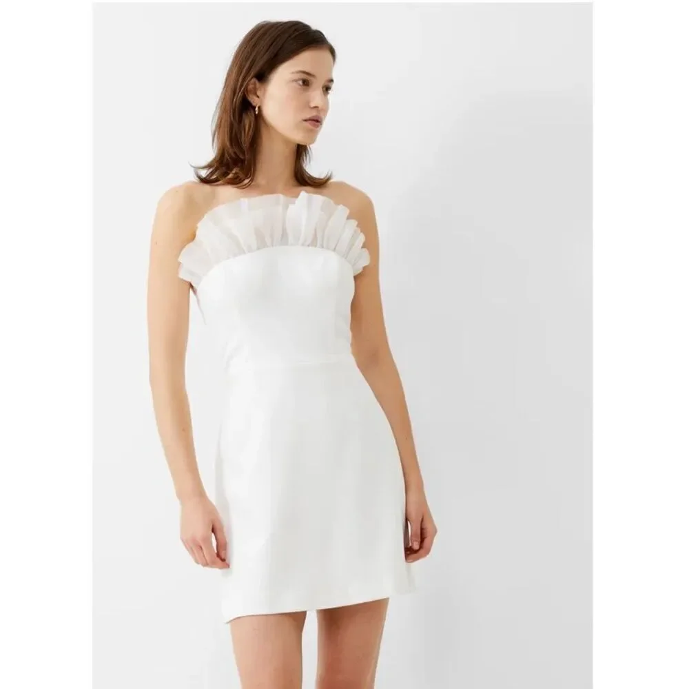 french connection strapless mini dress Satin Strapless Minidress (Women)